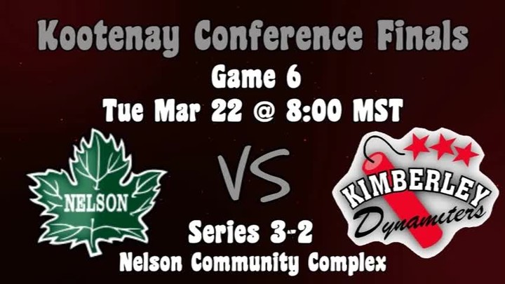 PLAYOFFS!!
Dynamiters are back on the road for Game 6 vs Nelson Leafs tonight in a must win game. Series 3-2 for Leafs.
Puck drops 8:00pm MST
Let’s Go Nitros!!!
🧨💥KABOOM!!!💥🧨 
#NitroNation #KIJHL @KIJHL